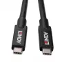 Lindy 43439 USB 3.2 Gen 2 Cabo ativo de USB-C para USB-C, 8 m, 10 Gbps, 8K60, 100 W PD