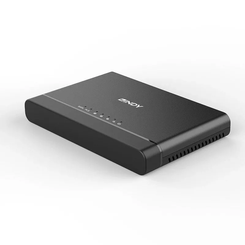 Caixa LINDY USB 3.2 Gen 2x2 Type-C para SSD M.2 NVMe - 20 Gbit/s, alumínio
