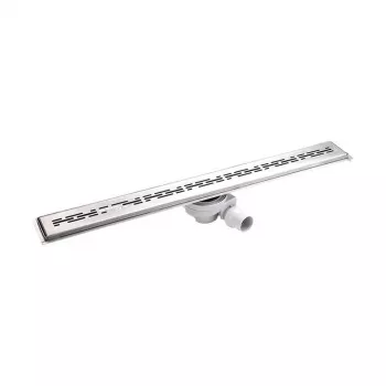 Ralo de duche linear C80 80 cm grelha de aço inoxidável