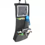 LittleLife Organizador para Assento de Carro L16080 - Poliéster Resistente com 8 Bolsas e Suporte para Tablet