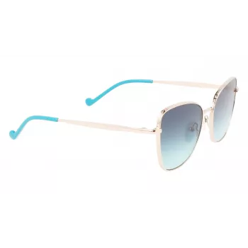 Óculos de sol LIU JO criança LJ3101S521771 rosa/violeta armação em acetato lentes cinzentas degradê UV400