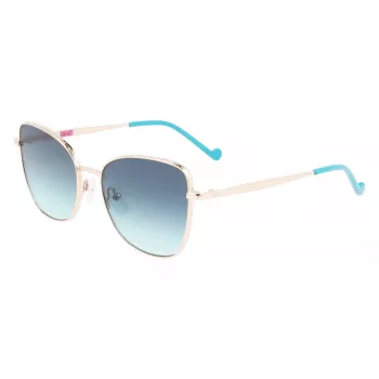 Óculos de sol LIU JO criança LJ3101S521771 rosa/violeta armação em acetato lentes cinzentas degradê UV400