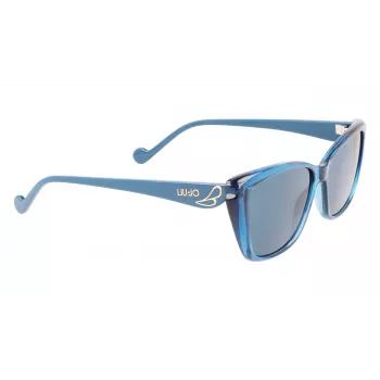 Óculos de sol de criança LIU JO LJ3608S531440 rosa quadrados armação de acetato cinzento lentes degradê UV400