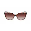Óculos de sol de criança LIU JO LJ3607S511721 rosa transparente cinzento degradê 51mm