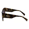 Óculos de sol de mulher LIU JO LJ785S Havana acetato armação angular castanha lentes tingidas castanhas 61 mm