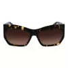 Óculos de sol de mulher LIU JO LJ785S Havana acetato armação angular castanha lentes tingidas castanhas 61 mm
