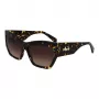 Óculos de sol de mulher LIU JO LJ785S Havana acetato armação angular castanha lentes tingidas castanhas 61 mm