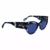 Óculos de sol de mulher LIU JO LJ787S-19 Butterfly cat-eye preto cinzento degradê 55/17/140 mm