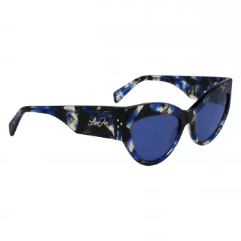 Óculos de sol de mulher LIU JO LJ787S-19 Butterfly cat-eye preto cinzento degradê 55/17/140 mm