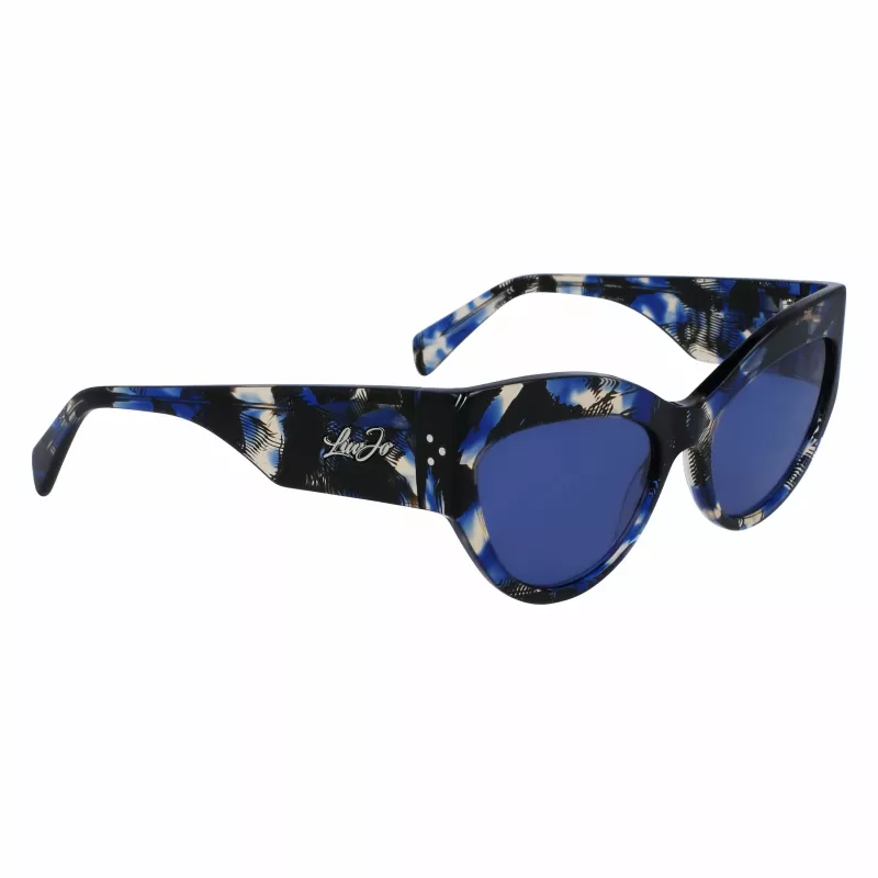 Óculos de sol de mulher LIU JO LJ787S-19 Butterfly cat-eye preto cinzento degradê 55/17/140 mm