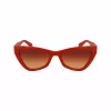 Óculos de sol de mulher LIU JO LJ799S-223 olho de gato Havana castanho degradê 53mm