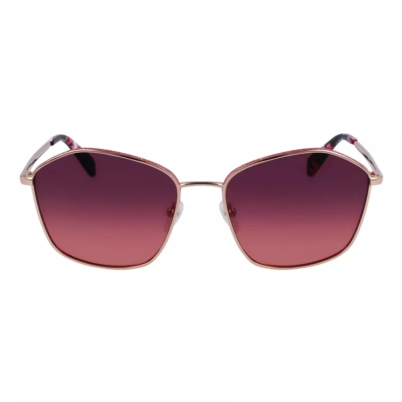 LIU JO Óculos de sol de mulher borboleta cat eye Havana castanho degradê UV400