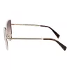 Óculos de sol de mulher LIU JO Butterfly LJ159S5816716 - Armação de acetato Havana castanho com lentes de policarbonato castanhas degradê, largura da lente 58 mm, proteção 100% UV400