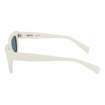 Óculos de sol LIU JO mulher Cat-Eye LJ790S 5221101 preto acetato cinzento lentes degradê 52 mm