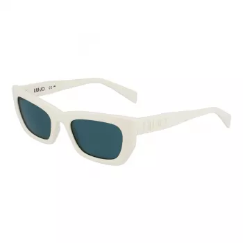 Óculos de sol LIU JO mulher Cat-Eye LJ790S 5221101 preto acetato cinzento lentes degradê 52 mm