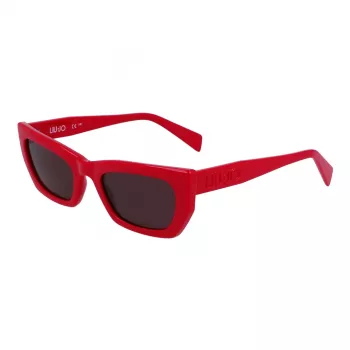 Óculos de sol de mulher LIU JO cat-eye LJ790S5221600 Havana castanho degradê 52 mm