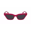 Óculos de sol de mulher LIU JO LJ781S-525 Butterfly Havana acetato lente degradê castanha 55 mm
