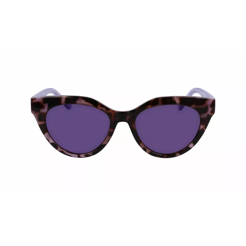 Óculos de sol LIU JO mulher LJ782S-516 formato cat-eye - Pink Havana, castanho degradê, 53 mm