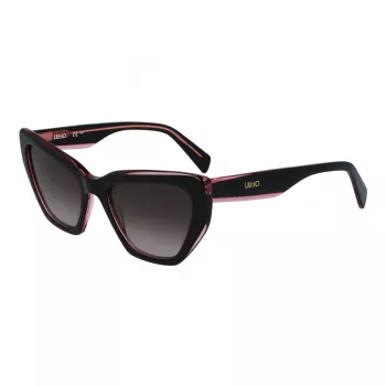 Óculos de sol de mulher LIU JO LJ794S - Armação preta lentes cinzentas 54 mm