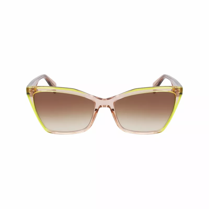 Óculos de sol cat eye para mulher LIU JO LJ796S-279 Havana castanho degradê 58 mm