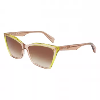 Óculos de sol cat eye para mulher LIU JO LJ796S-279 Havana castanho degradê 58 mm