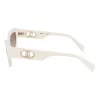 Óculos de sol de mulher LIU JO LJ800S Butterfly cat-eye Havana acetato castanho degradê UV400