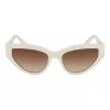 Óculos de sol de mulher LIU JO LJ800S Butterfly cat-eye Havana acetato castanho degradê UV400