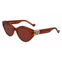 Óculos de sol de mulher LIU JO LJ767SR-216 Havana Propionato Castanho degradê 56 mm