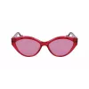 Óculos de sol LIU JO mulher LJ767SR-525 Havana castanho degradê quadrados 56 mm