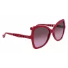 Óculos de sol de mulher LIU JO LJ774S-603 Havana acetato borboleta castanho degradê UV400 57 mm
