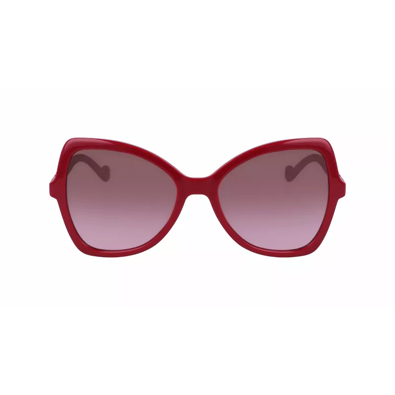 Óculos de sol de mulher LIU JO LJ774S-603 Havana acetato borboleta castanho degradê UV400 57 mm