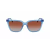 Óculos de sol de mulher LIU JO LJ780S-425 armação de acetato borboleta quadrada castanho Havana lente degradê 56 mm