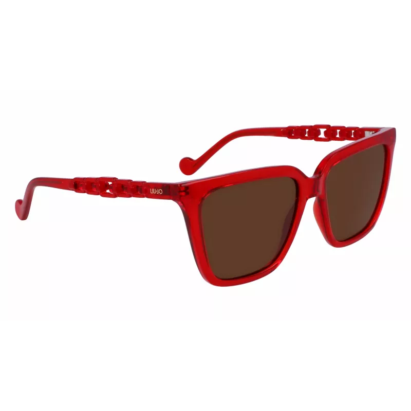 Óculos de sol de mulher LIU JO LJ780S-600 borboleta acetato castanho Havana