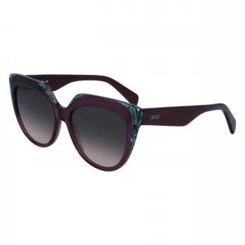 Óculos de sol de mulher LIU JO LJ783S-513 Havana castanho borboleta acetato 55mm
