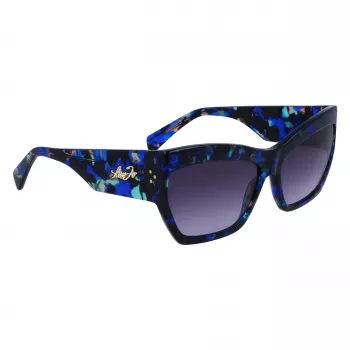 Óculos de sol para mulher LIU JO LJ785S-424 azul borboleta cat eye 61 mm