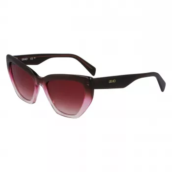 Óculos de sol de mulher LIU JO LJ794S-207 Havana acetato castanho degradê 54 mm