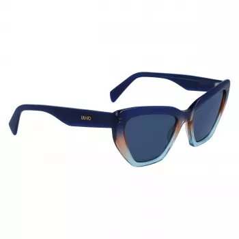 Óculos de sol de mulher LIU JO LJ794S-439 armação borboleta azul UV400