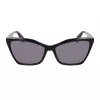 LIU JO óculos de sol mulher LJ796S-001 armação em acetato borboleta/cat-eye lentes cinzentas 58 mm