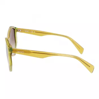 LIU JO Óculos de sol de mulher LJ797S5715707 Havana armação geométrica lentes castanhas degradê 57mm