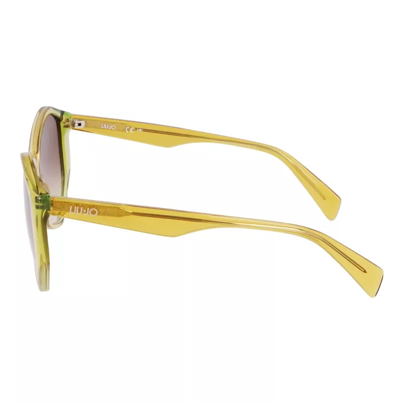 LIU JO Óculos de sol de mulher LJ797S5715707 Havana armação geométrica lentes castanhas degradê 57mm