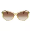 LIU JO Óculos de sol de mulher LJ797S5715707 Havana armação geométrica lentes castanhas degradê 57mm