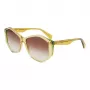 LIU JO Óculos de sol de mulher LJ797S5715707 Havana armação geométrica lentes castanhas degradê 57mm