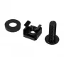 Conjunto de montagem em rack 19 polegadas LogiLink M6 x 16 mm, 20 conjuntos, preto