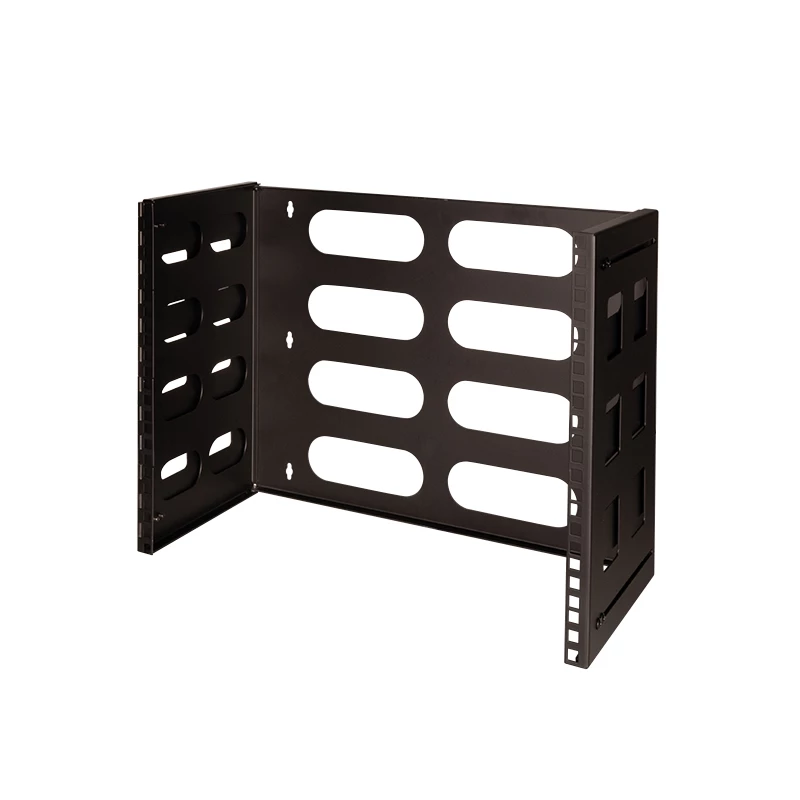 Logilink Caixa de parede 19 polegadas, 8U, preto, estrutura aberta