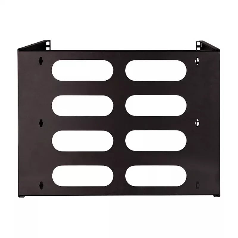 Logilink Caixa de parede 19 polegadas, 8U, preto, estrutura aberta