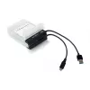 LogiLink caixa de proteção para disco 2.5 polegadas para 2 HDD/SSD, branca