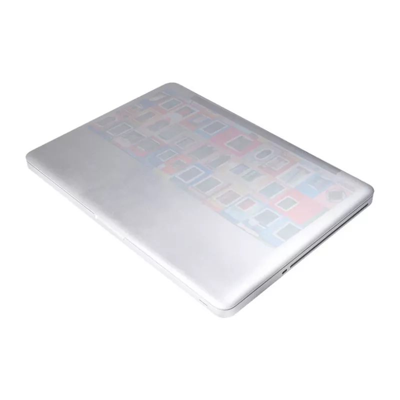 LogiLink Tapete de rato 3-em-1 para portátil com pano de limpeza, proteção de ecrã, microfibra, antiderrapante, Cinzento, 350 x 220 mm, 2 mm