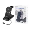 Logilink Carregador de Mesa Sem Fios 4-em-1, Estação de Carregamento Qi 15W (PA0292)