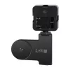 Pega magnética para telefone Logilink AA0173 com luz de preenchimento LED, preta, recarregável, compatível com MagSafe, 3 modos de luz