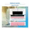 LogiLink Tablet de escrita LCD 8,5 polegadas multicolor rosa AA0180